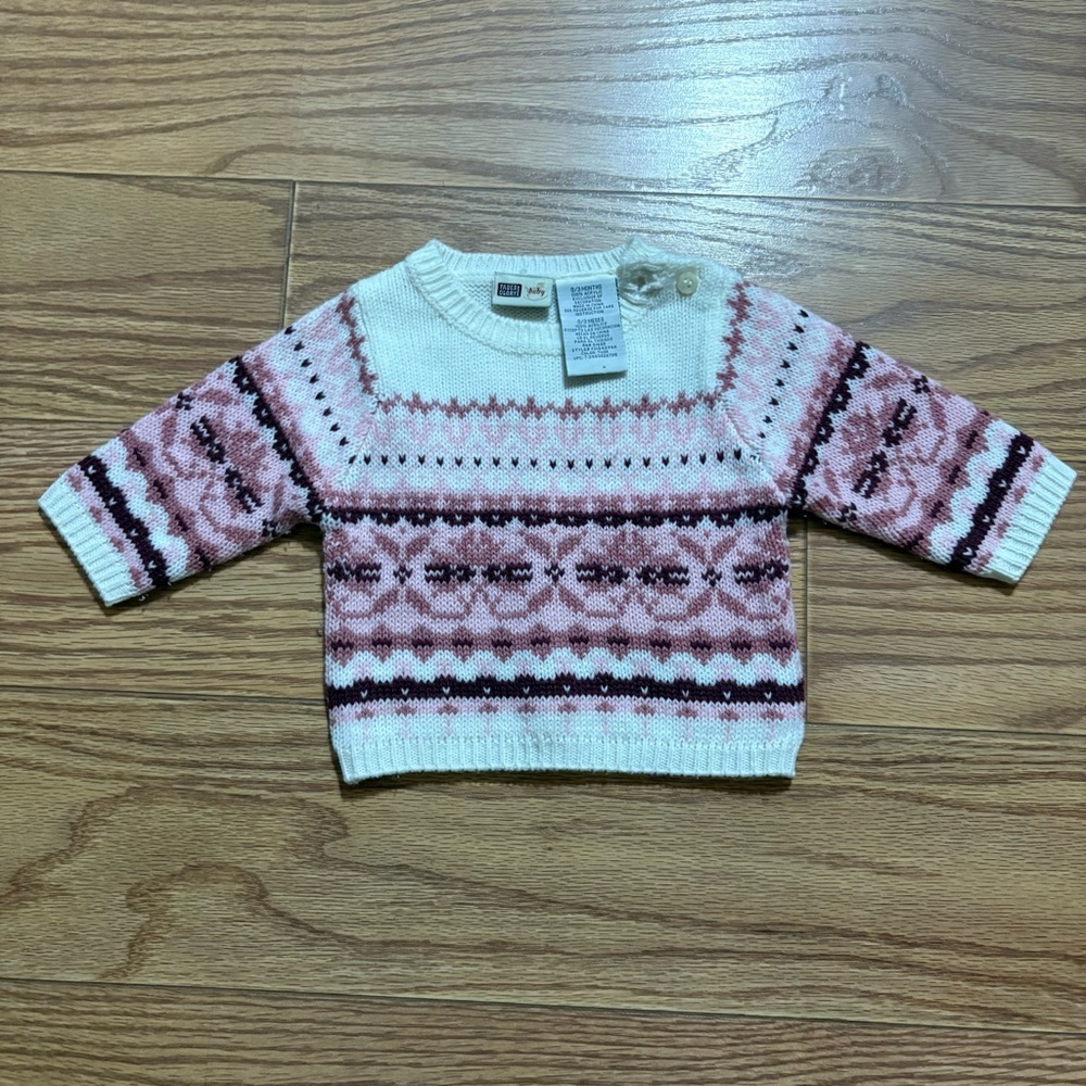 Faded Glory Sweater 0-3 Months